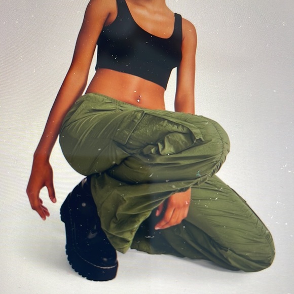 NWT STEVE MADDEN KENZIE OLIVE PANTS - Picture 3 of 12